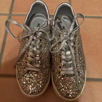 +diana 실버 글리터 스니커즈 21.5cm