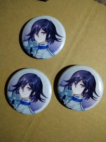 단간론파 로손 글리터 캔뱃지 3종 세트 오마 코키치