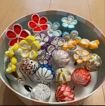 헤어 액세서리 츠마미자이쿠 머리 장식 일본 의류 결혼식 성인식