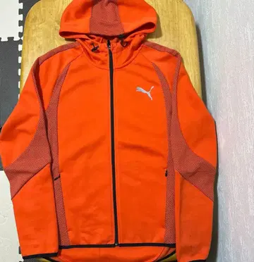 PUMA 푸마 후드티 집업 후디 오렌지 스포츠 웨어 미사용