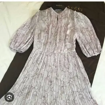 snidel 스트라이프 꽃무늬 원피스