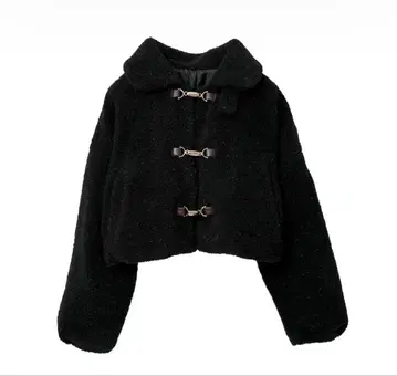 Amly city 라메 보아 블루종 black