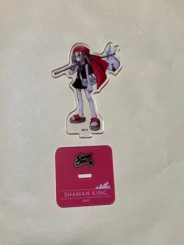 샤먼킹 아크릴 스탠드 아크릴 키링 코야마 안나 4개 세트