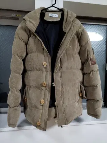 코듀로이 후드 부착 다운 자켓 울트라 웜!!