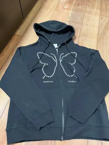 MARIAH CAREY 버터플라이 후드티 블랙