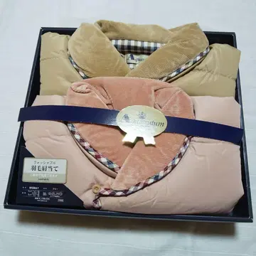 Aquascutum 아쿠아 스큐텀 다운 어깨 덧댐 커플 세트 새상품