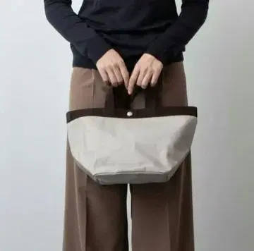 새상품 에르베샤 펠리에 707C 보트형 토트백(M)