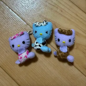 헤이세이 레트로 초레어 헬로키티 마스코트 컬렉션 펠트 스트랩