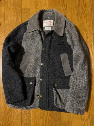 헤링본 트위드 자켓