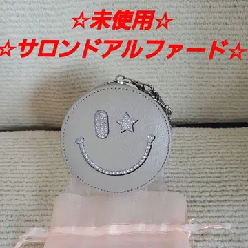 미사용 살롱 드 알파드 코인 케이스 파우치 큐빅