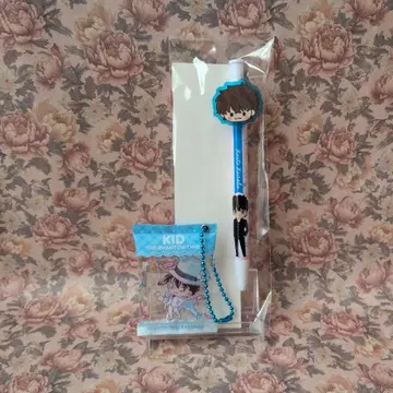 명탐정 코난 쿠로바 카이토 세가 럭키 쿠지 볼펜 간식 키링