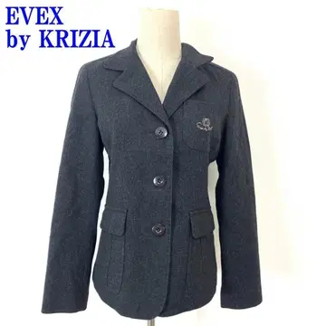 EVEX by KRIZIA 자켓 그레이 울 40 C2289