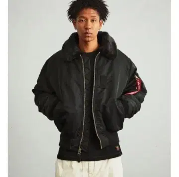 ALPHA B-15 플라이트 자켓 블랙