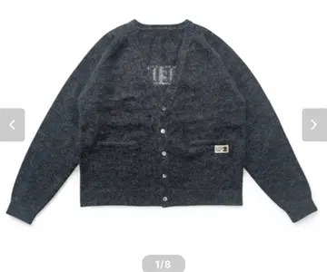 순삭 다크 그레이 모헤어 가디건 MADE IN YP