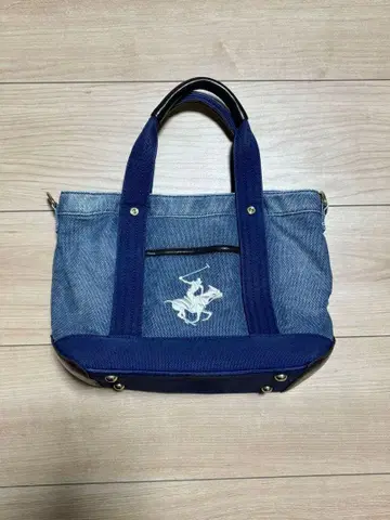 데님 토트백