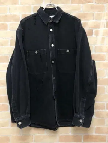 HED MAYNER 블랙 데님 자켓