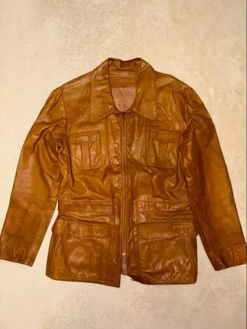 빈티지 70's OSHWAHKON 가죽 자켓