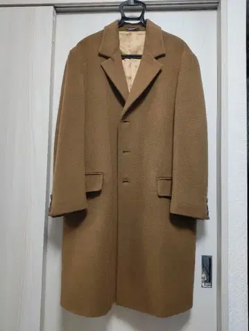 캐시미어 체스터 코트 브라운 이탈리아제 울