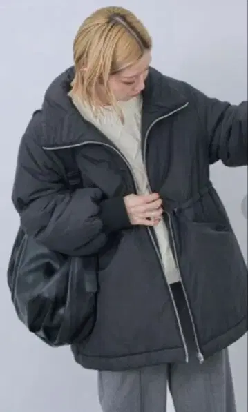 Samanasa Mos2 blue 블랙 코트 리버서블