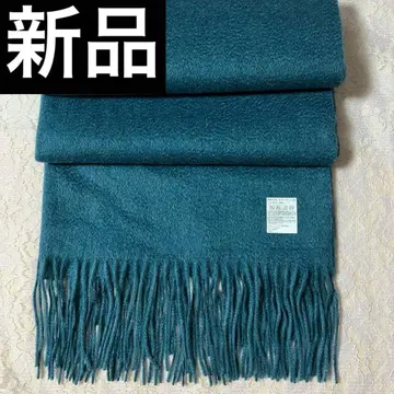 새상품 샵 채널 캐시미어 100% 스톨 머플러 딥 그린