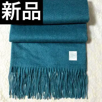 새상품 샵 채널 캐시미어 100% 스톨 머플러 딥 그린