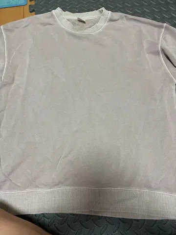 라이트 핑크 크루넥 프룻 오브 더 룸 맨투맨