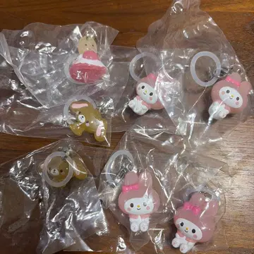 산리오 캐릭터즈 헐렁한 표시 액세서리 7개 세트