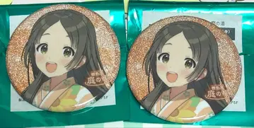 학마스 니와노유 등신 캔뱃지 쿠라모토 치나 2개 세트