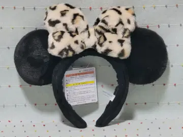 엄선 레오파드 무늬 미니 머리띠 도쿄 디즈니 리조트