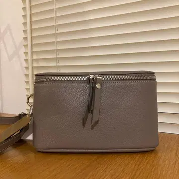 PELLICCIA 이탈리아제 천연 가죽 숄더백 그레이