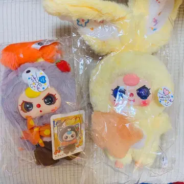 babythree 오일 귀 토끼 봉제 인형 2개 세트 묶음 판매