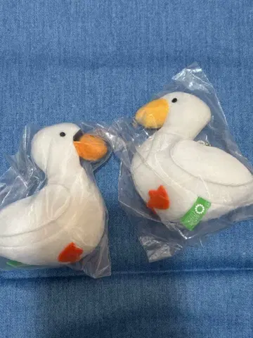 물새 봉제 인형 오리 봉제 인형 2개 세트