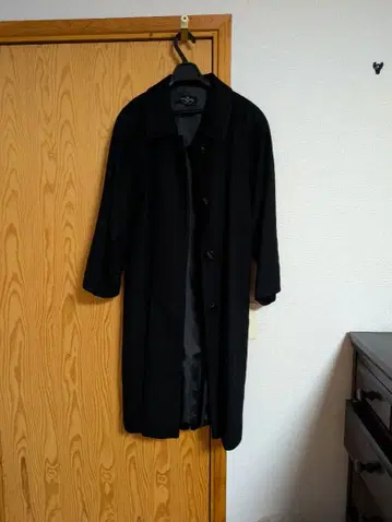 블랙 롱 코트