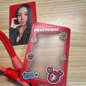 TWICE THIS IS FOR 폰탭 스트랩 트레이딩 카드 채영