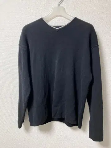 GAP V넥 스웨터 XL 블랙