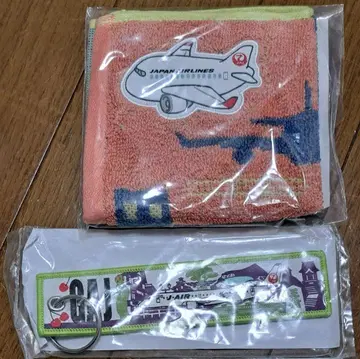 익명 배송 jal 타월 비행기 키링 플라이트 택 미사용 야마가타