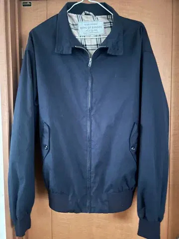 네이비 집업 캐주얼 자켓 해링턴 자켓