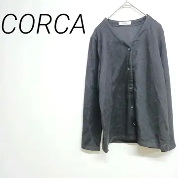 CORCA 블랙 코듀로이 긴팔 셔츠 프리 신축성 캐주얼