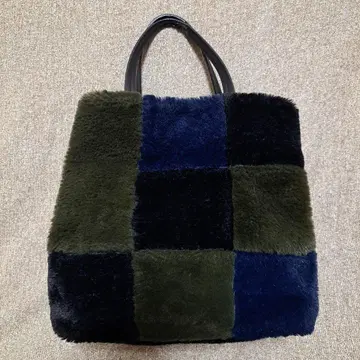 ZARA 패치워크 디자인 토트백