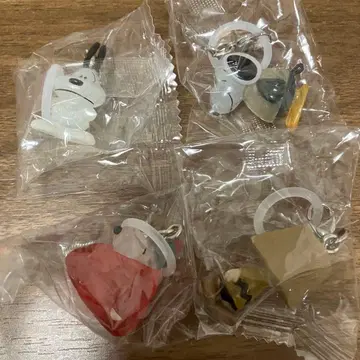 PEANUTS 스누피 메지루시 액세서리 4종 세트