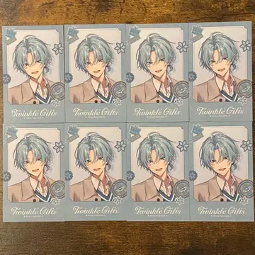 니지산지 윈터 데이트 폴라로이드풍 카드 나기사 트라웃 8장