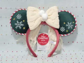 미사용 크리스마스 2025 머리띠 도쿄 디즈니 리조트