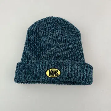 90s VANS 니트 캡 비니 로고 자수 멜란지