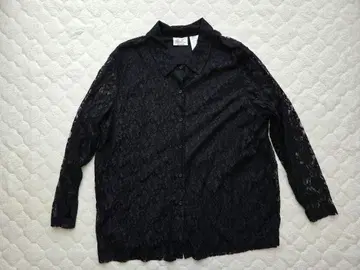 구제 시스루 셔츠 블랙 Noil Tokyo