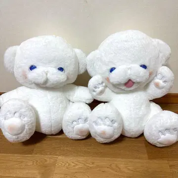 12 실솜사탕 장난감 상자 주민 곰 다이후쿠 봉제 인형 전 2종 세트