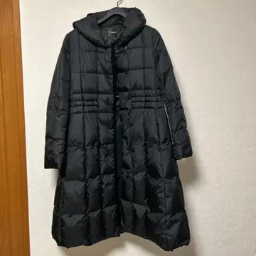 Theory 블랙 다운 자켓 후드 부착