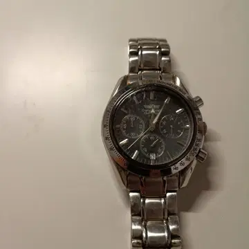 크로노그래프 실버 스테인리스