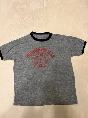 60s 링거 T셔츠 싱글 스티치