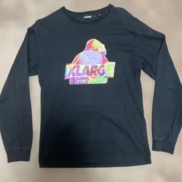 XLARGE 블랙 M 긴팔 티셔츠