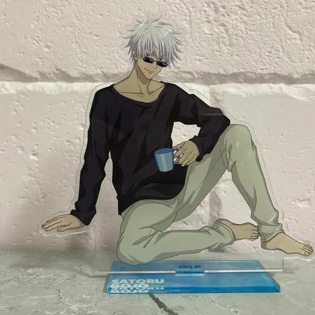 주술회전 고죠 사토루 릴렉스 뮤직 해변 어깨쿵 아크릴 스탠드